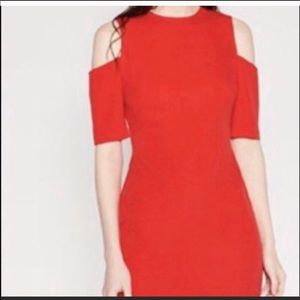 Zara cold shoulder dress medium